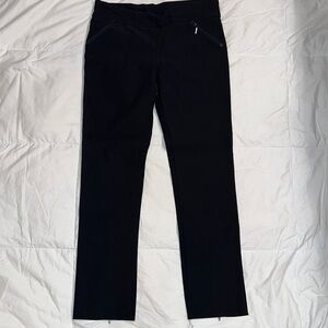 GG Blue Pants Womens Black Four Way Stretch Pull On Pants Size 12